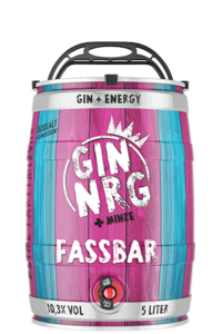 FASSBAR - Partymische GIN + Energy + Minze. Die Nr. 1 unter den Mischungen